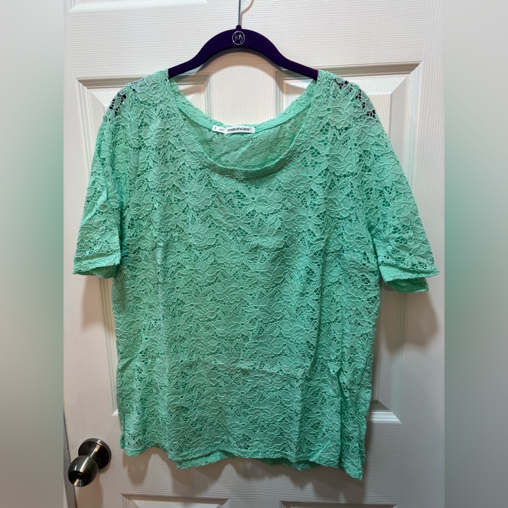 Women’s Maurice’s Lace Top Size 1X